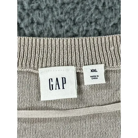 Gap Sweater Women 2XL Merino Wool Boat Neck Ruffle Cottagecore Peasant Casual - Picture 7 of 9